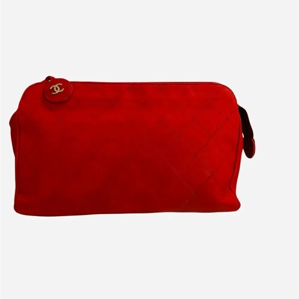 Chanel Red Quilted Women's Bag